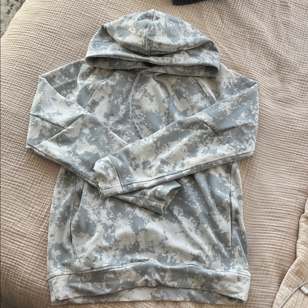Lululemon Gray Camouflage Hoodie